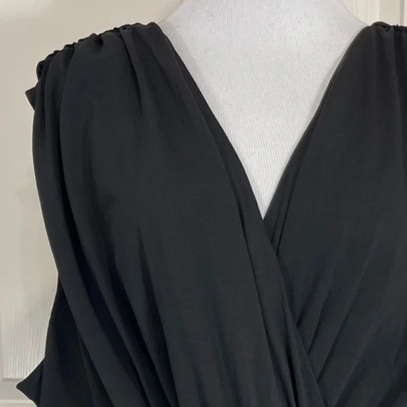 AVENUE Madeline Maxi Dress Black plus size 18 20 2X new!!! - Picture 5 of 9